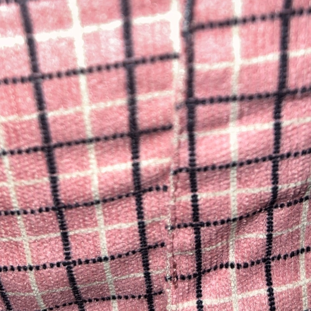 Love & Piece Junior's Pink Pleated Shirt, Small - Picture 3 of 6